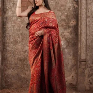Red Saree
