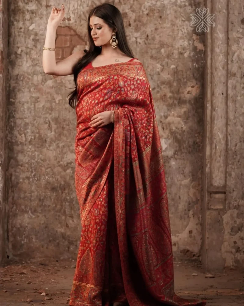 Red Saree