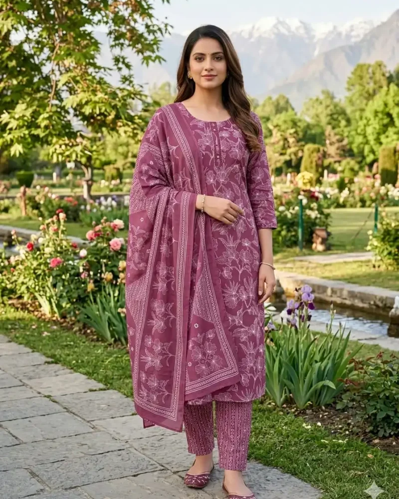 Pink Kurti Set